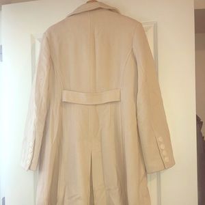 Cream DKNY pea coat